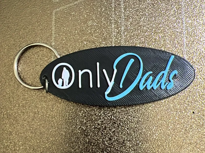 Only Dads Keychain