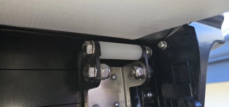 Awning extension bracket to lift side arms