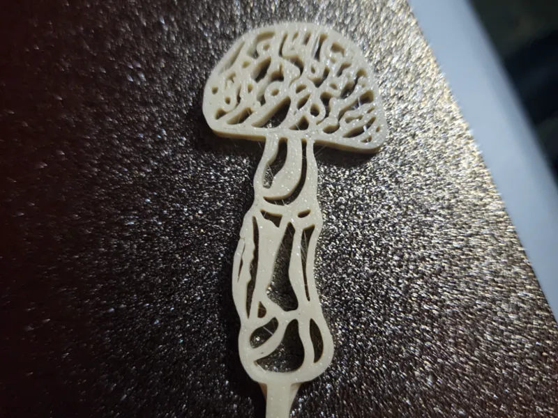 Reinforced Mushroom Hair Pin