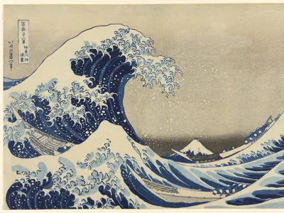The Great Wave off Kanagawa Hueforge