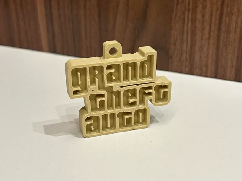 Grand Theft Auto Key Chain