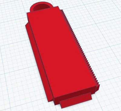 Wax comb with keychain 