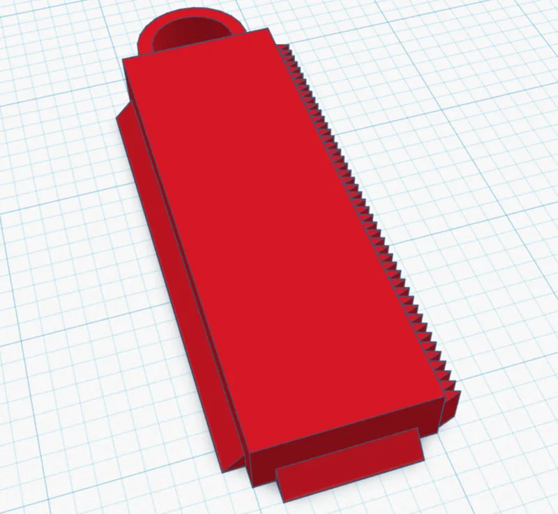 Wax comb with keychain 