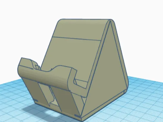 phone stand with charger hole no supports