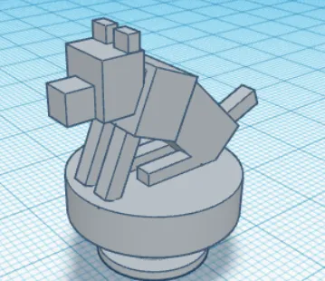 minecraft wolf croc charm