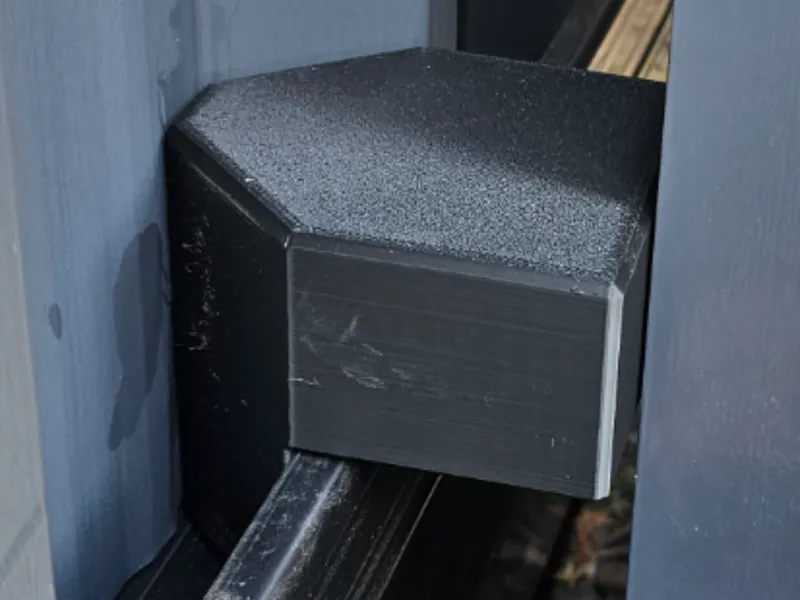 Doorstop for 4ft metal fence gate