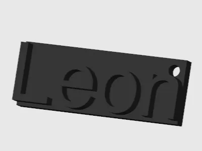 Leon keychain