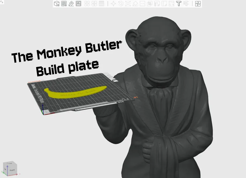 Bambu Lab X1 Monkey Butler Build Plate