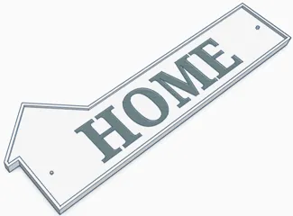 HOME DOOR PLATE