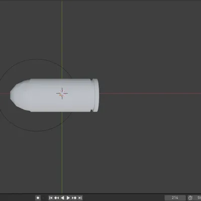 accurate sized 9mm bullet!