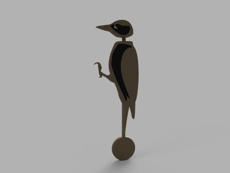 Articulated head woodpecker V2