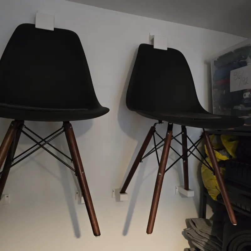 Chair wall hang/mount