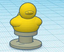 Duck Croc Charm