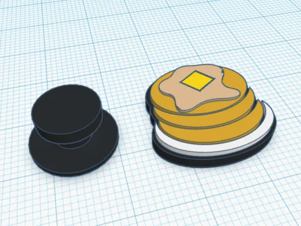 Pancakes Croc Charm