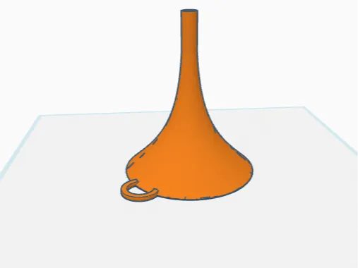 Funnel for airbrush colors