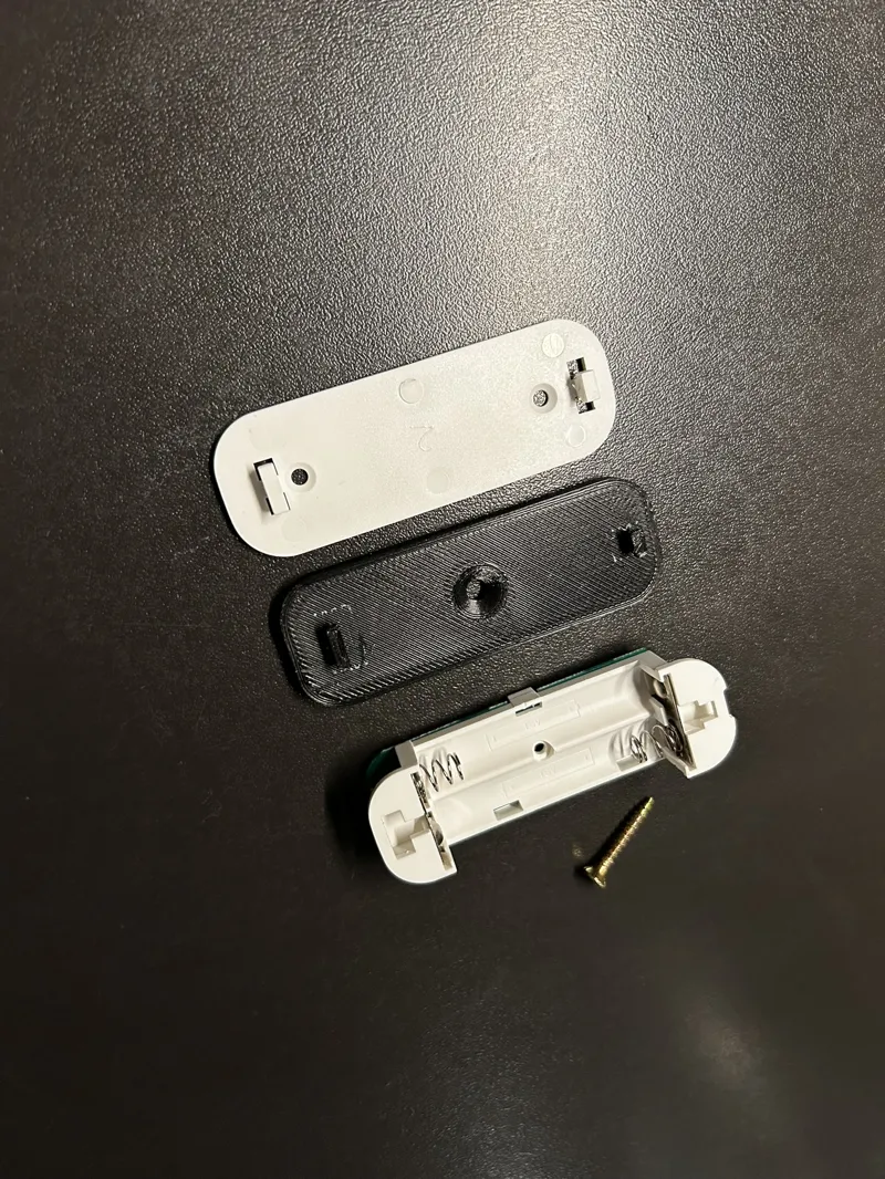 Improved screw mount for Tuya TH02Z Zigbee