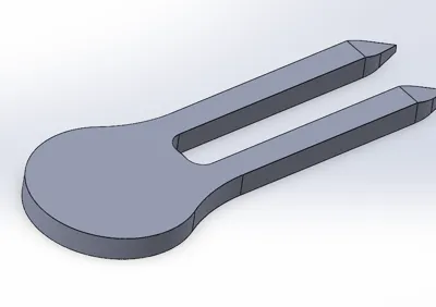Golf divot tool blank 
