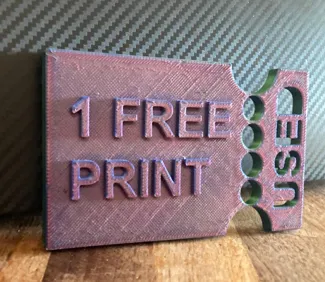 1 free print voucher