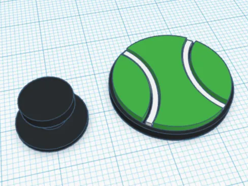 Tennis Ball Croc Charm