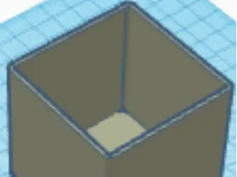 Rubik’s cube sized bin(57mm)