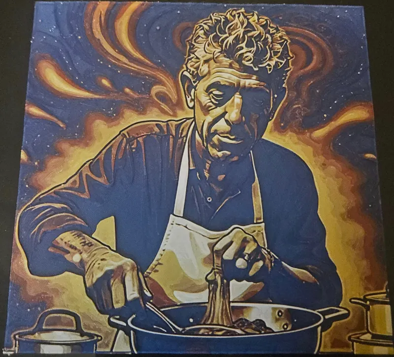 HueForge - Anthony Bourdain - Fan Art