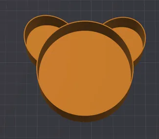 kids bear snack bowl
