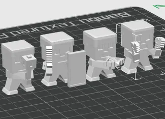 Minecraft minifigures