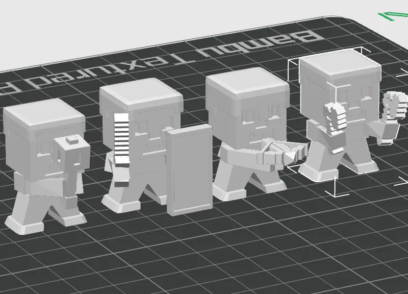 Minecraft minifigures