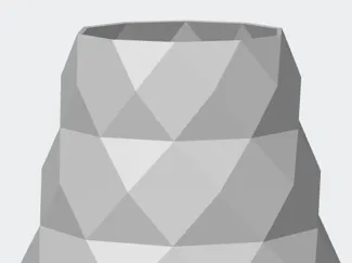 geometric/lowpoly vase 