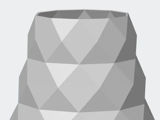 geometric/lowpoly vase 
