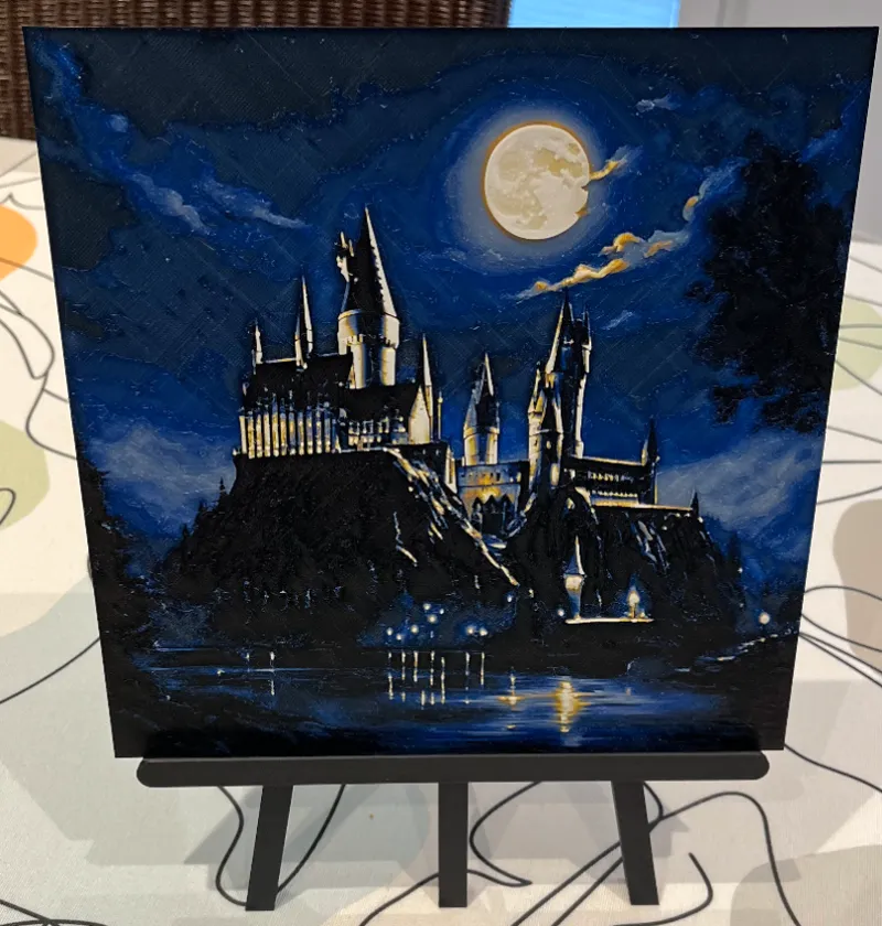 Hogwarts Castle Hueforge / 3D painting
