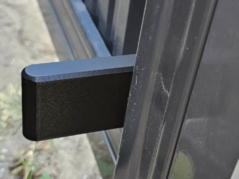 Doorstop for 4ft metal fence gate less chunky