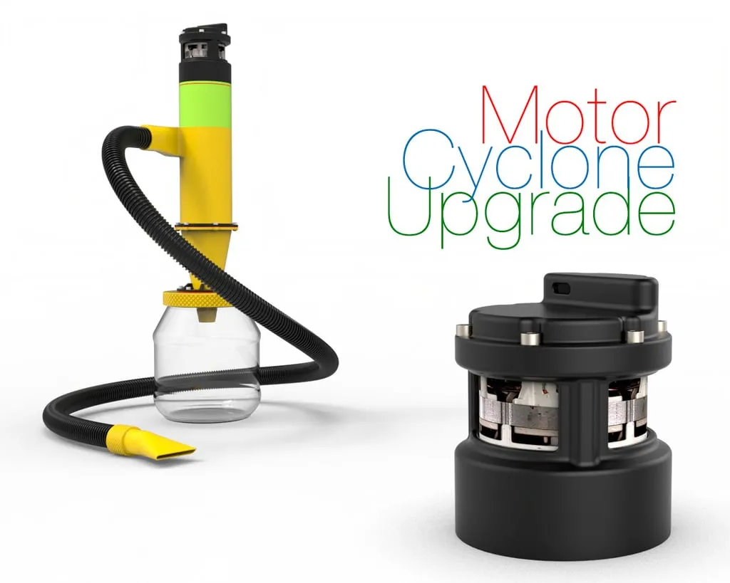 Cyclone Motor Upgrade - Free 3D Print Model - MakerWorld