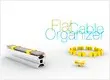 Flat cable organizer