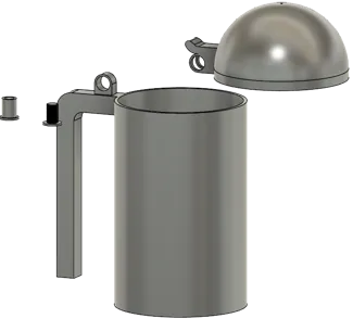can handle with lid