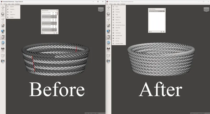 Rope Bowl (repaired)