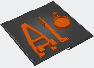 LED lamp holder - Anycubic Kobra 3 - Soporte LED