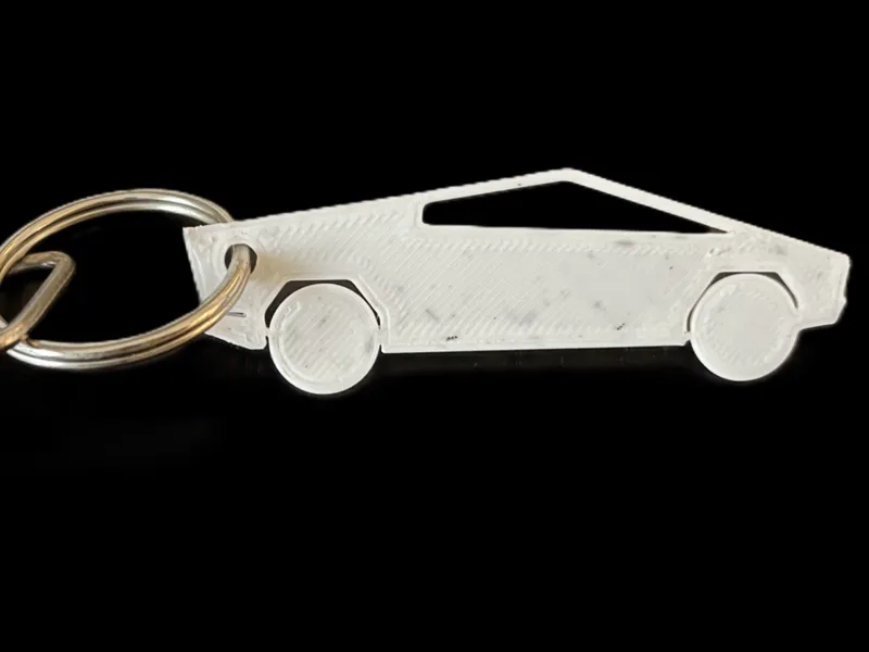 Tesla Cybertruck Keychain