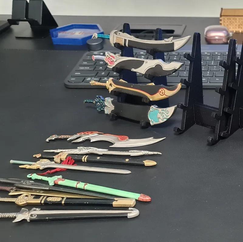 5 inch Miniature Sword Rack