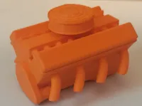 Moteur V8 miniature — photo 1