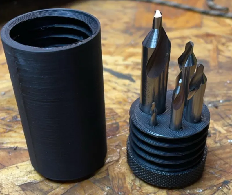 Harbor Freight - Center Drill Bit Screw Case 