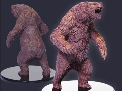 grizzly bear angry