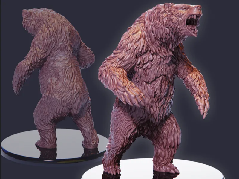 grizzly bear angry
