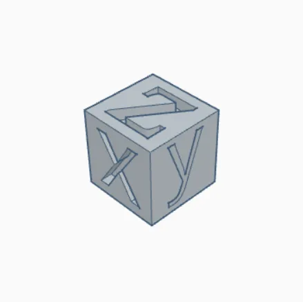 20x20x20mm Calibration cube