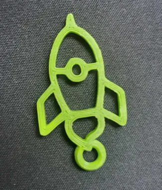 Rocket Keychain