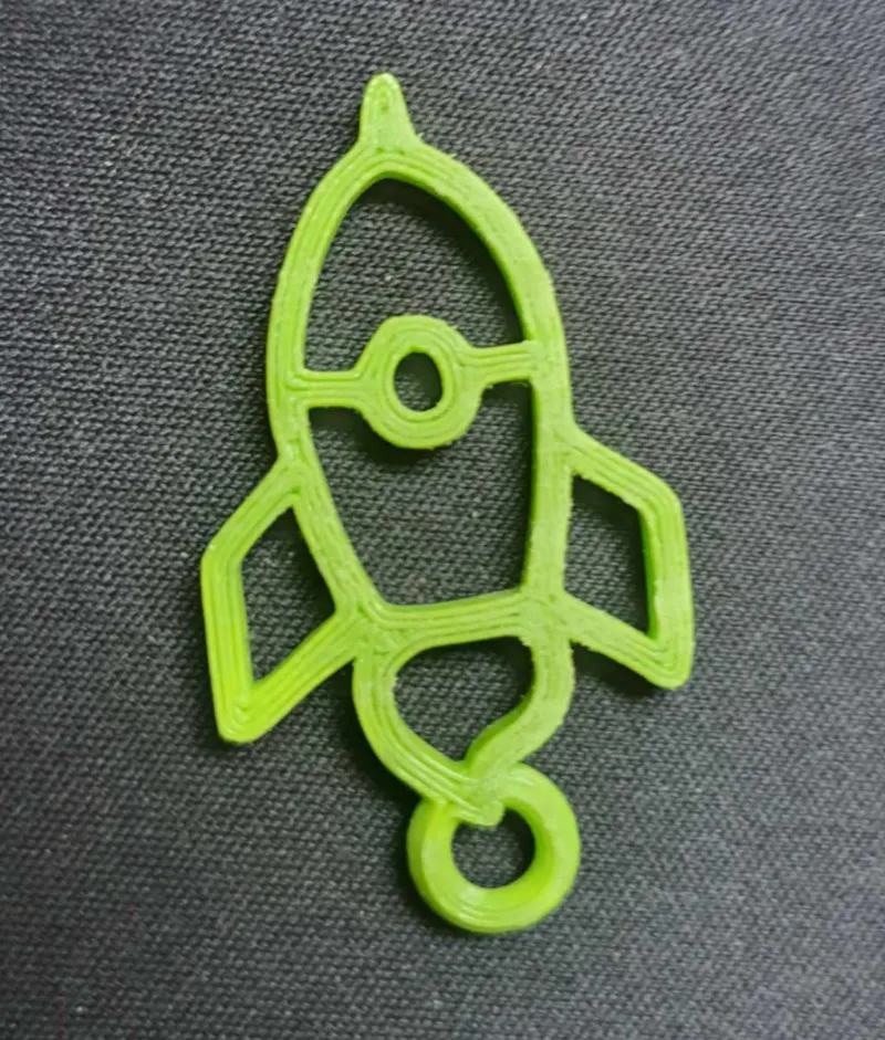 Rocket Keychain