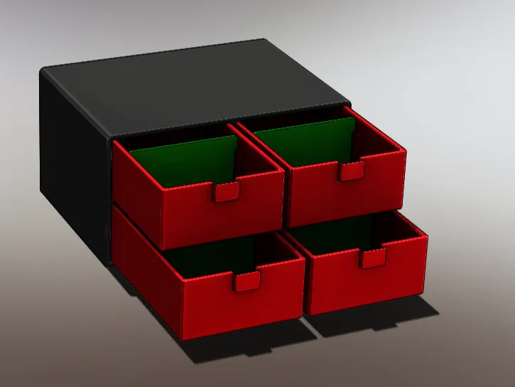 SMALL SCREW ORGANIZER BOX
