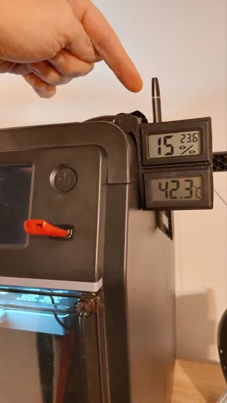 Thermometer display for Flashforge 5M PRO