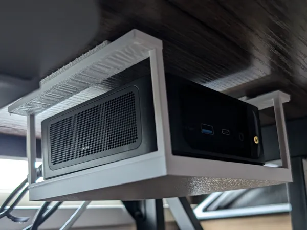 Support sous bureau pour mini PC Beelink SER6