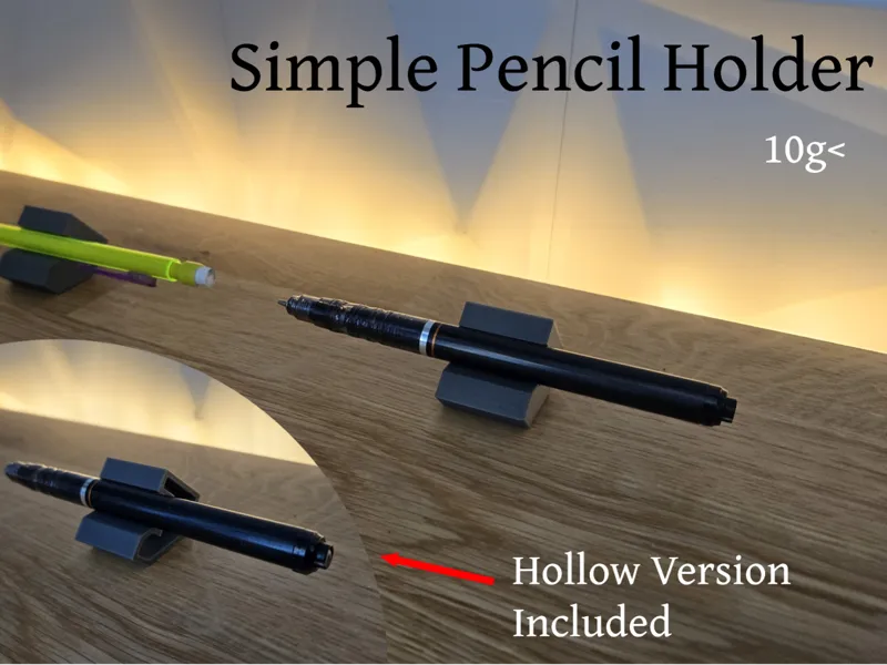 Simple Pencil Display - Minimalistic Pencil Holder